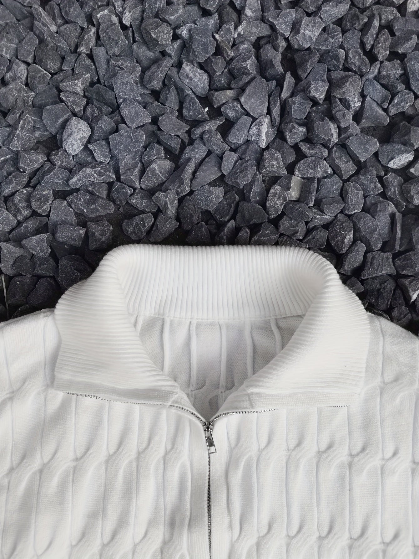 Langford Textured Half-Zip Sweater