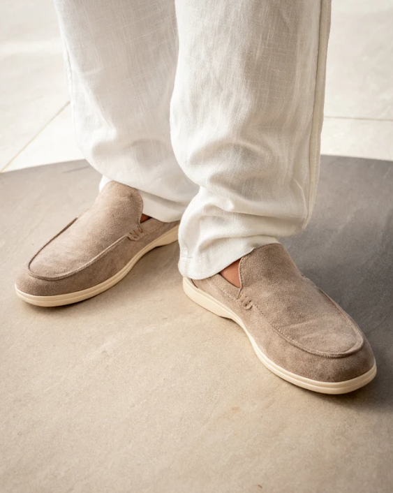 Premium Suede Loafers - Classic Elegance