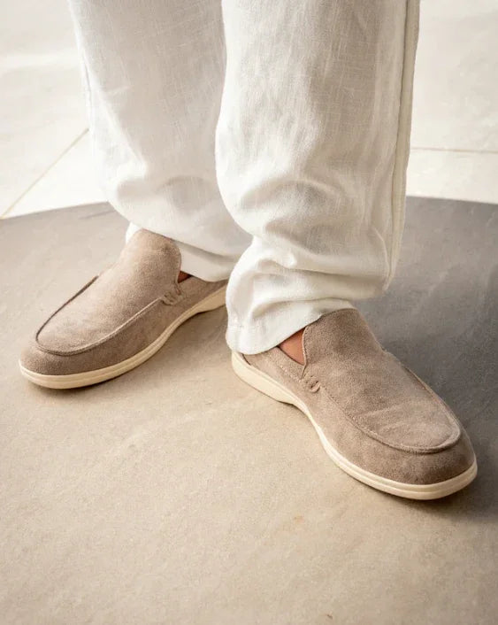 Premium Suede Loafers - Classic Elegance
