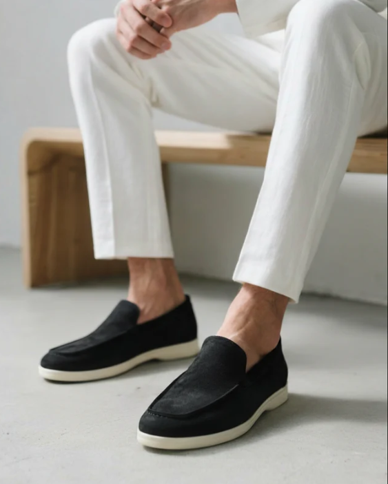 Premium Suede Loafers - Classic Elegance