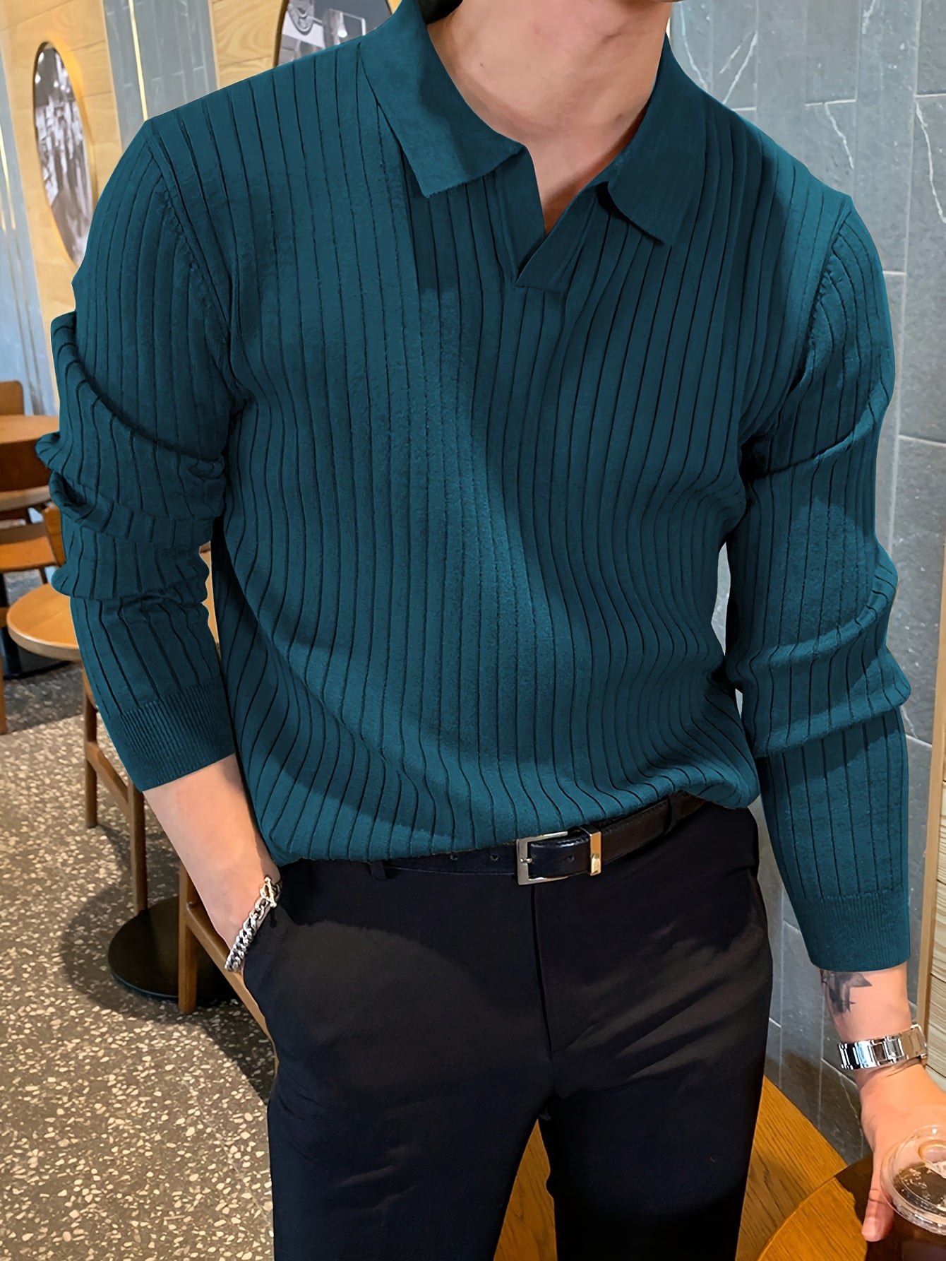 Harrington Knit Shirt – Effortless Sophistication