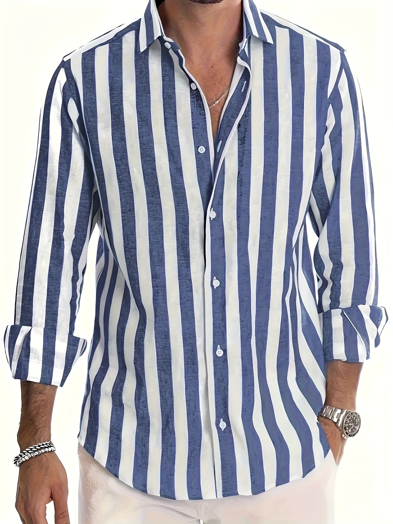 Whitmore Linen Stripe – Coastal Confidence