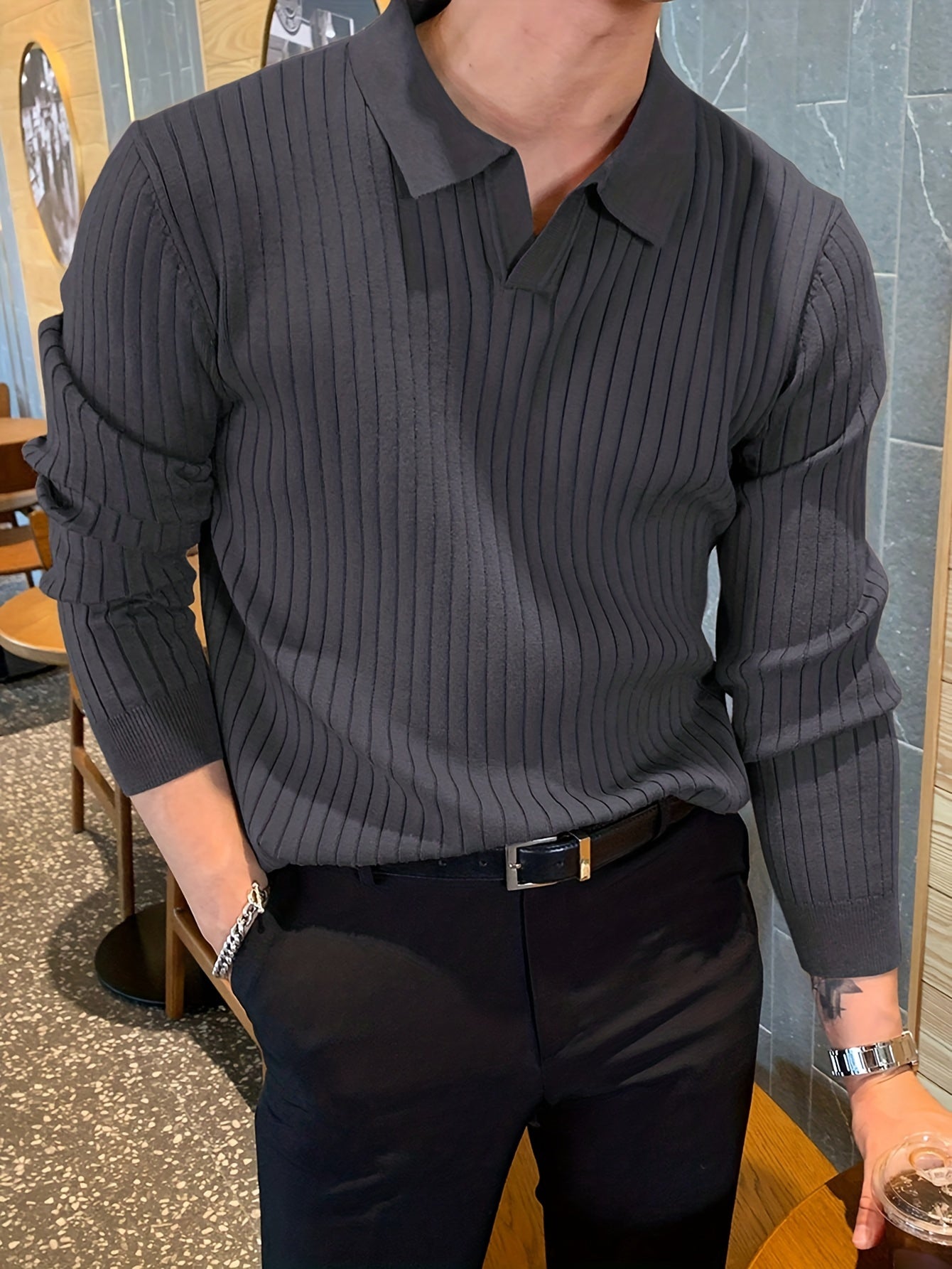 Harrington Knit Shirt – Effortless Sophistication