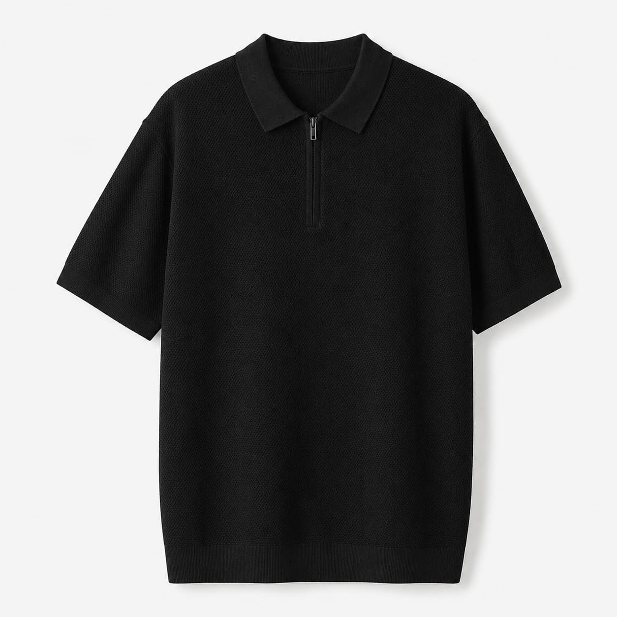 Regent Zip Knit Polo