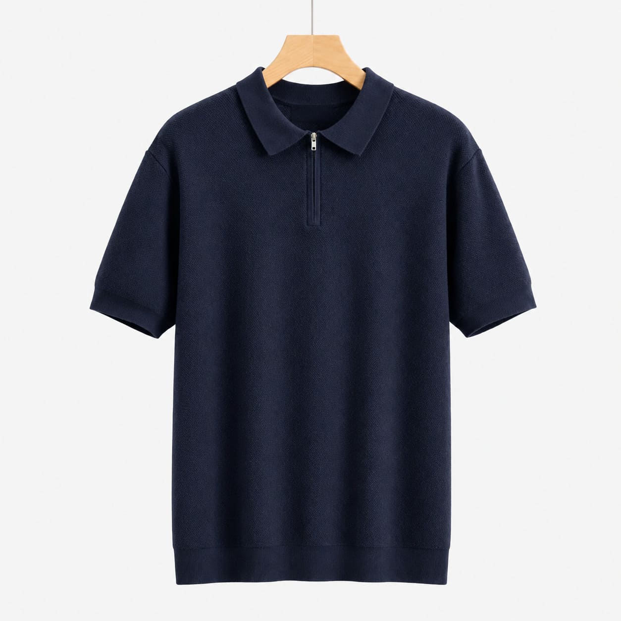 Regent Zip Knit Polo