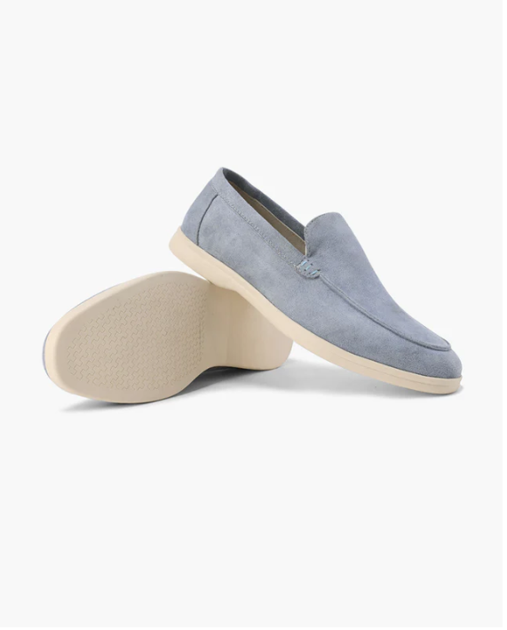 Premium Suede Loafers -  Classic Elegance