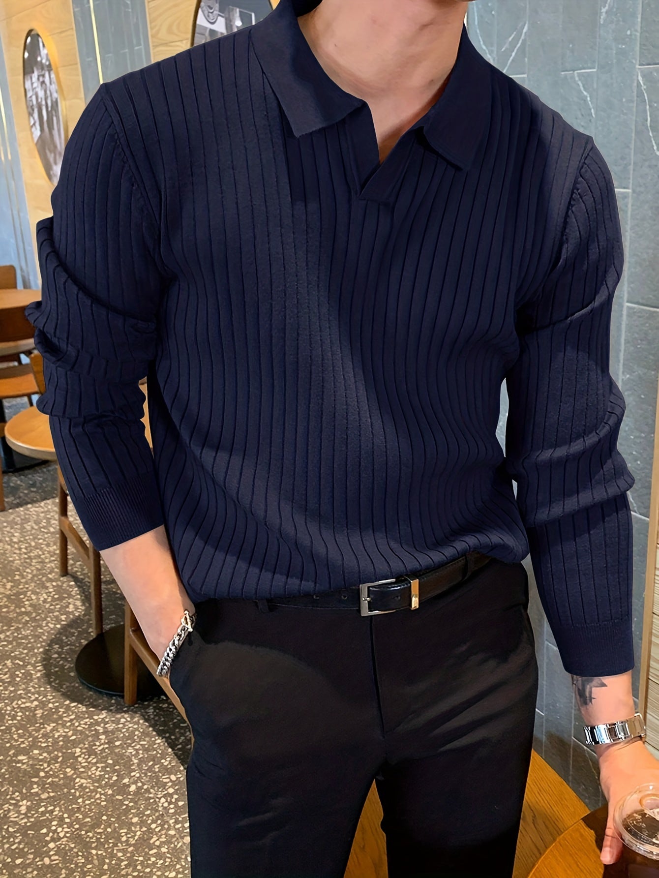 Harrington Knit Shirt – Effortless Sophistication